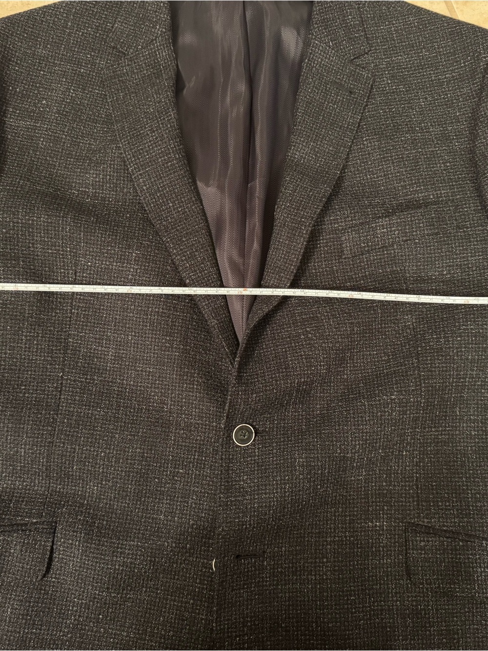 Joseph Abboud Men’s Gray Textured Blazer Sport Coat Classic Tailored